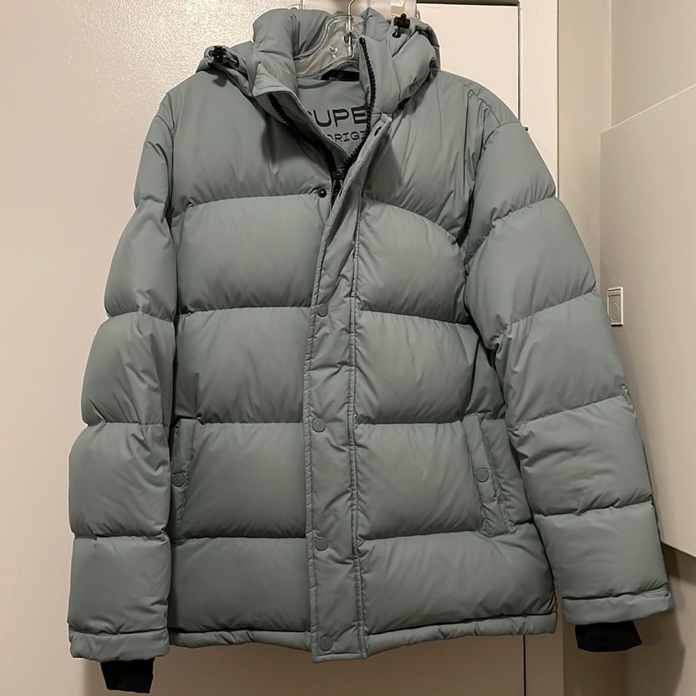 Melancholic blue original Aritzia super puff